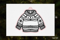 Christmas Sweater Ornaments SVG Bundle | Laser Cut | SVG Product Image 4