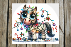 Christmas horse | 4 funny Skinny tumbler sublimation designs Product Image 4