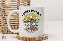 Family Reunion PNG, Wildflower Tree of Life Sublimation Product Image 3