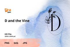 and the Vine Monogram Product Image 1