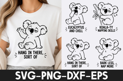 Funny Koala Cartoon SVG Product Image 1