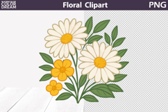 Floral Clipart Bundle | Flowers Bouquets Sublimation Product Image 5
