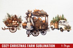Cozy Christmas Farm Sublimation Product Image 1