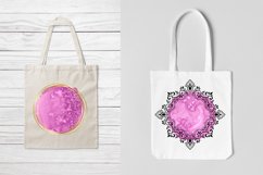 12 Pink watercolor circles, Watercolor design elements Product Image 4