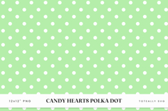 Candy Hearts Polka Dot Digital Patterns Product Image 6