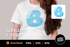 Letter B Blue Bubble Alphabet Product Image 1