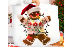 Christmas Gingerbread Dabbing PNG Product Image 1
