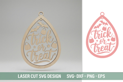 Trick or treat SVG - Laser Cut Design Product Image 2