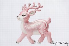 Pink Christmas Gingerbread Clipart PNG Product Image 1