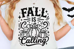 Fall Is Calling Svg, Fall Season Svg, Pumpkin Patch Svg. Product Image 5