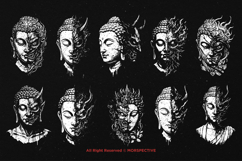 10 Bundle Dark Art Buddha Demon Dharma Meditation Devil Lust Product Image 6