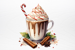 Christmas Winter Drink Sublimation PNG Product Image 4