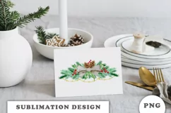 Watercolor Christmas Decor sublimation png Product Image 4