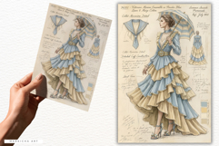 Ephemera Summer Fashion Junk Journal Pages Bundle Product Image 3