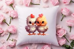 Couple Animal Valentines Day Clipart, Watercolor Couple Product Image 4
