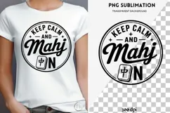Mahjong quote png design for T-shirts Product Image 4