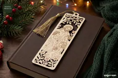 Wooden Jesus Bookmark Laser Cut | Glowforge | SVG Product Image 1