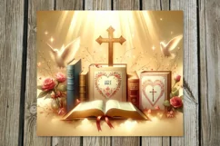 Hole Bible | Christian Faith Skinny tumbler sublimation PLUS Product Image 4