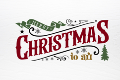 Vintage Christmas Sign SVG Product Image 4