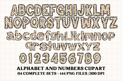 Fall Autumn Alphabet png clipart, fall autumn letters doodle Product Image 4