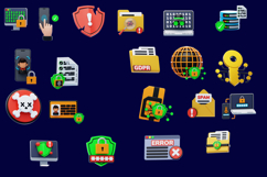Data Security 3D Icon Pack Product Image 4