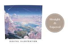Cosmic Sky Tumbler Wrap, Space Tumbler Template Product Image 4