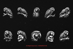 10 Bundle Dark Art Macaw Bird Parrots Animal Beast Horror Product Image 6