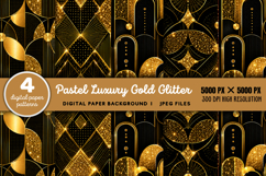 Pastel Luxury Gold Glitter Background JPG Product Image 1