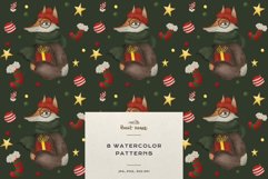 Christmas Patterns Santa Winter Print Digital Paper JPEG Product Image 4