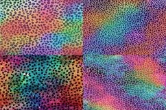 Glittery Rainbow Animal Print Seamless Patterns -- 300DPI Product Image 4