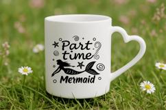 Part-time Mermaid SVG Design, Mermaid SVG Design Product Image 3