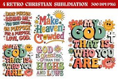 Retro Christian Sublimation PNG Product Image 1