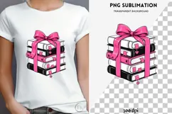 Book besties png design for T-shirts Product Image 4