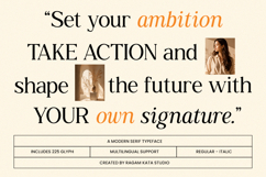 Giteral - Stylish Editorial Serif Font Product Image 4