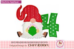 Gnome ornament Numbers machine embroidery bundle 2210Z Product Image 5