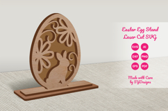 Easter Egg Stand Laser Cut SVG Product Image 1
