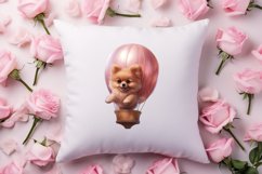 Cute Valentine Pomeranian Puppy, Valentines Clipart Product Image 4