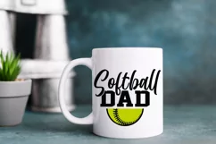 Softball dad svg, softball shirt svg, softball svg Product Image 3