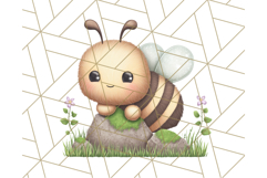 Adorable Bee Clipart PNG, Cute Bees and Accessories PNG Product Image 4