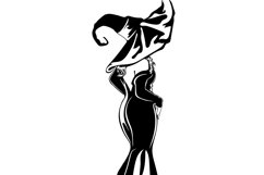 Witch Woman Svg/Png/Jpg/Ai/Vector Woman/Halloween design Svg Product Image 5