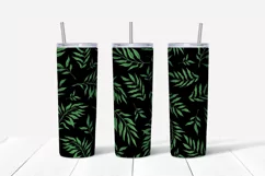 Flowers Orchid sublimation design. Skinny tumbler wrap Product Image 6