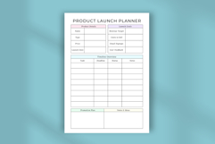 Product Launch Planner | Editable Canva Template for Busines Product Image 4