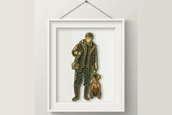 Hunter multilayer 3D SVG/Hunter plywood cut/ 3D laser cut Product Image 4