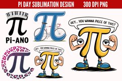 Pi Day Sublimation PNG Product Image 1