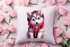 Cute Valentine Dog Clipart, Valentines Day Dog Clipart Product Image 4