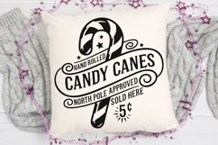 Hand Rolled Candy Canes North Pole Approved Svg, Winter Svg. Product Image 4