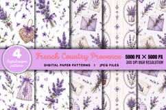 French Country Provence Digital Paper JPG Product Image 1