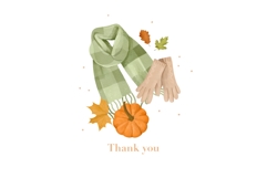 Watercolor Cozy Autumn Clipart Product Image 4