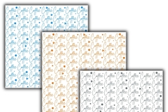 coffee digital papers, Coffee pattern, Coffee background Product Image 3
