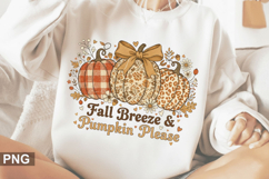 Fall Breeze And Pumpkin Sublimation - Halloween PNG Design Product Image 3